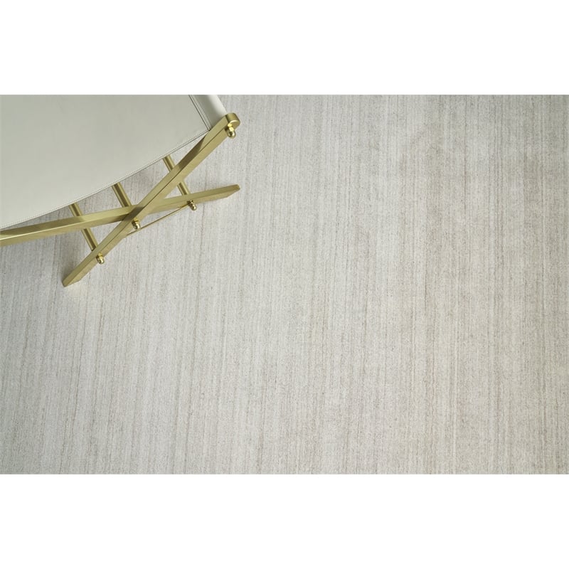 Sanctuary Handloomed Bamboo Silk/Wool Brown 15'x20' Area Rug