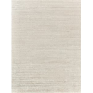 Sanctuary Handloomed Bamboo Silk/Wool Brown 2'x3' Area Rug
