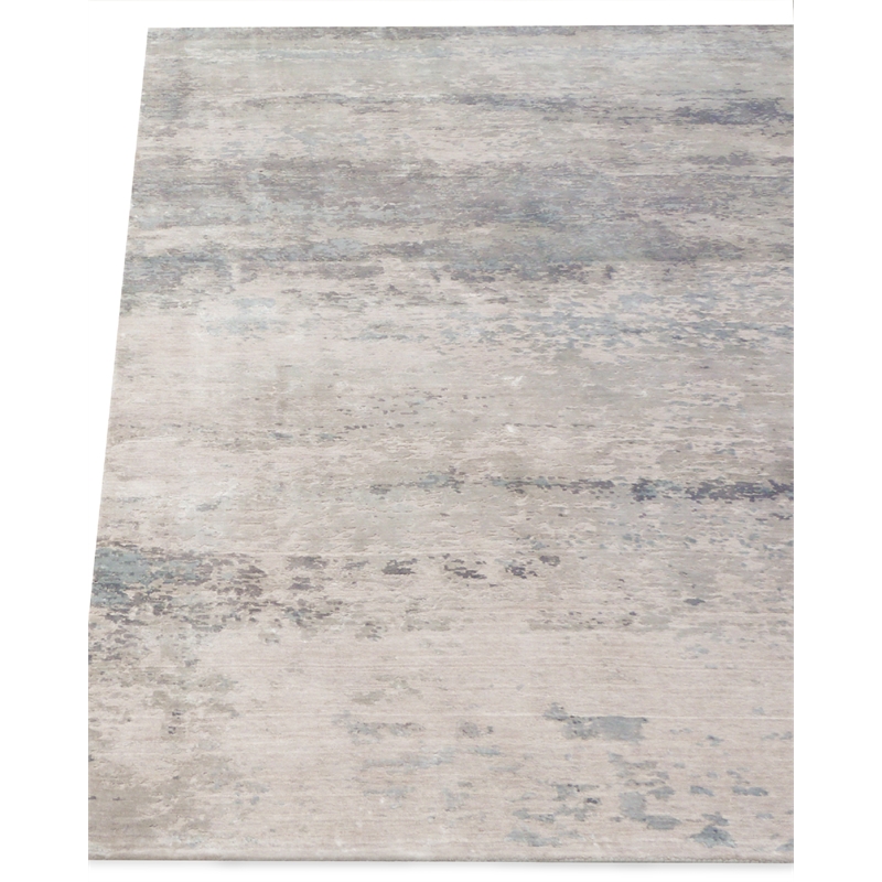 Roset Handloomed Bamboo Silk Beige 8'x10' Area Rug