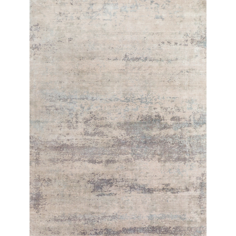 Roset Handloomed Bamboo Silk Beige 8'x10' Area Rug