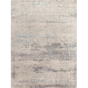 Roset Handloomed Bamboo Silk Beige 8'x10' Area Rug