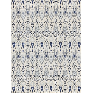 Sarasota Hand-Tufted New Zealand Wool Ivory/Gray 5'x8' Area Rug