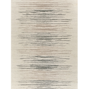 Scandinavian Handloomed New Zealand Wool Ivory/Blue/Gray 10'x14' Area Rug