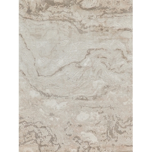Saccara Handloomed Wool/Bamboo Silk Beige 9'x12' Area Rug