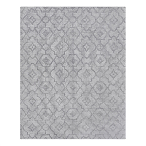 Samara Handloomed Bamboo Silk Aqua 10'x14' Area Rug
