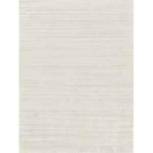 Sanctuary Handloomed Bamboo Silk/Wool Ivory 2'x3' Area Rug