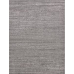 Sanctuary Handloomed Bamboo Silk/Wool Gray 2'x3' Area Rug
