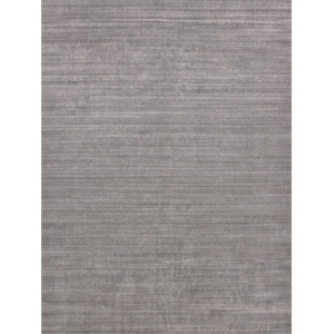 Sanctuary Handloomed Bamboo Silk/Wool Gray 8'x10' Area Rug