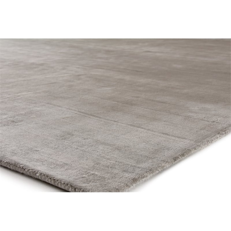Sanctuary Handloomed Bamboo Silk/Wool Light Blue 10'x14' Area Rug