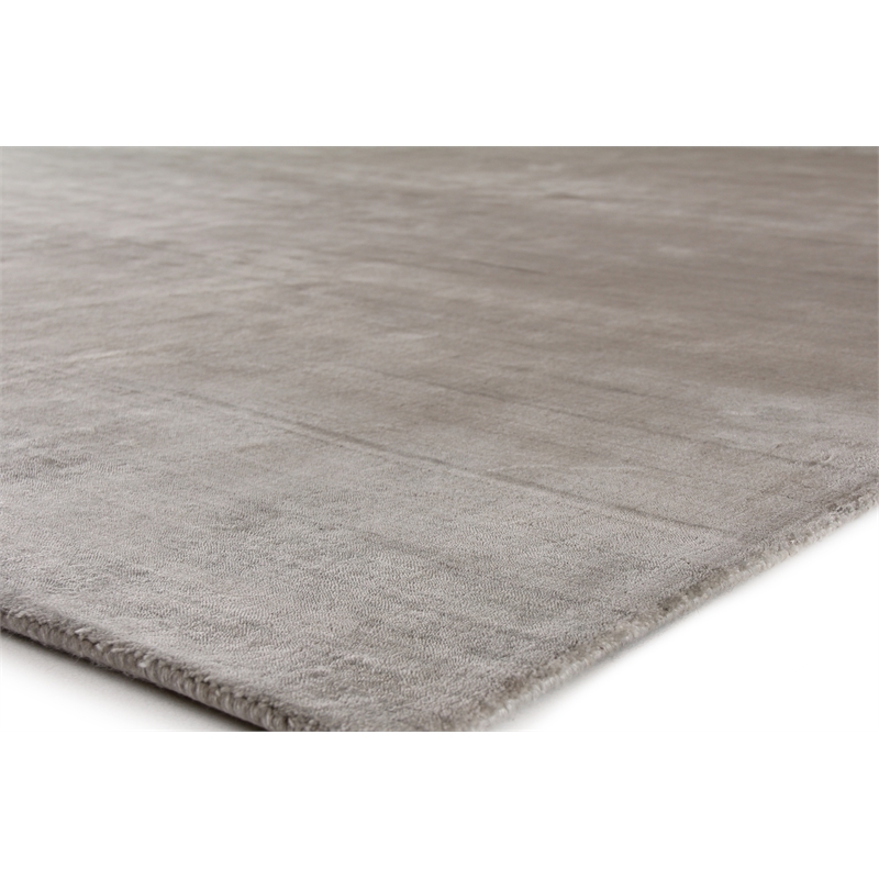 Sanctuary Handloomed Bamboo Silk/Wool Light Blue 2'x3' Area Rug