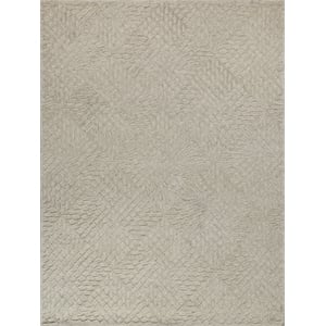 Sandro Hand-Tufted New Zealand Wool Silver 6'x9' Area Rug