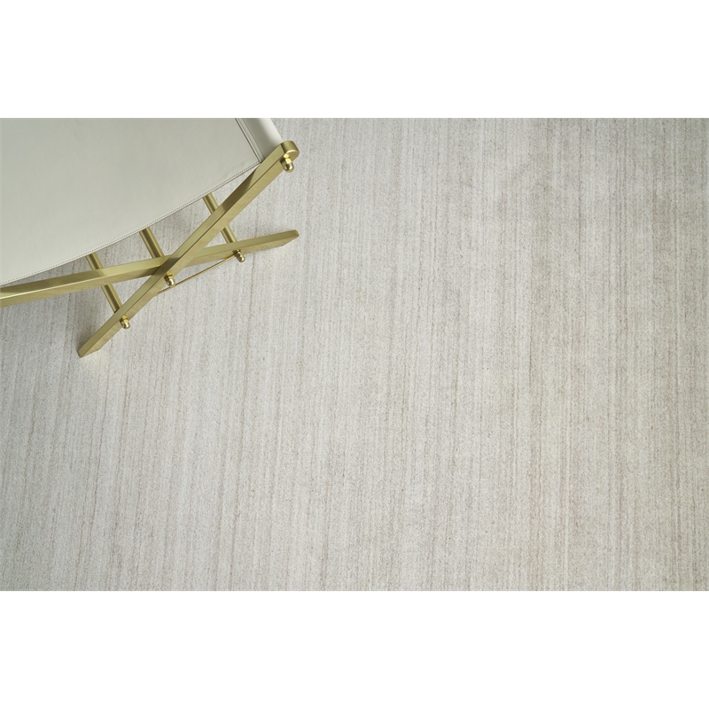 Sanctuary Handloomed Bamboo Silk/Wool Brown 14'x18' Area Rug