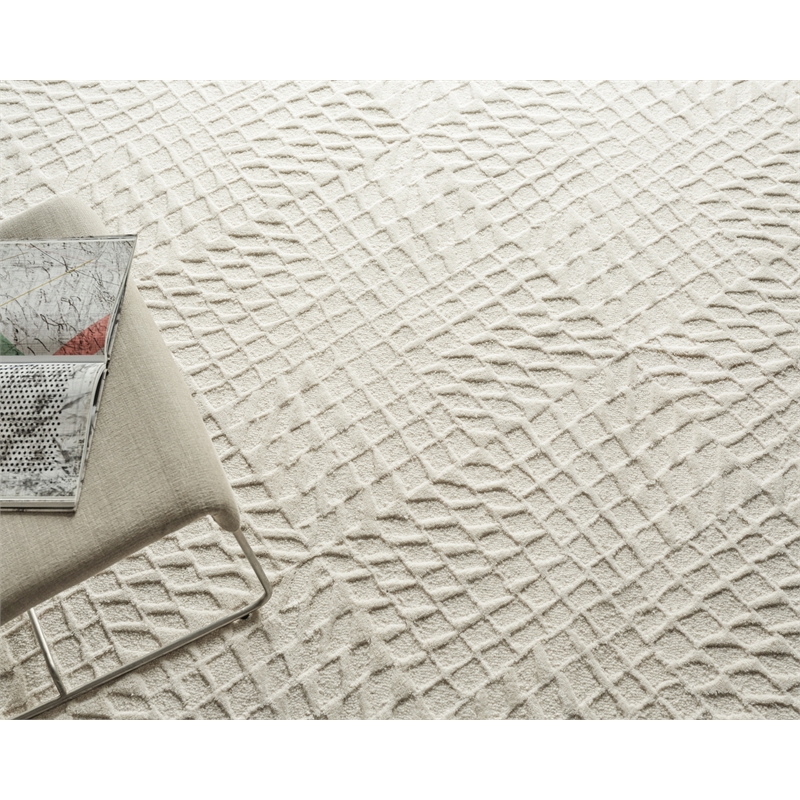 Sandro Hand-Tufted New Zealand Wool Cream 14'x18' Area Rug