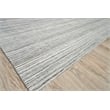 Rossini Handloomed Nylon/Pet Yarn Gray/Light Gray 9'x12' Area Rug