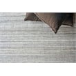 Rossini Handloomed Nylon/Pet Yarn Gray/Light Gray 9'x12' Area Rug
