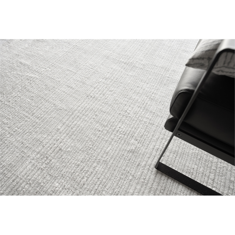 Rossini Handloomed Nylon/Pet Yarn Ivory 10'x14' Area Rug
