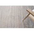 Sanctuary Handloomed Bamboo Silk/Wool Gray 9'x12' Area Rug