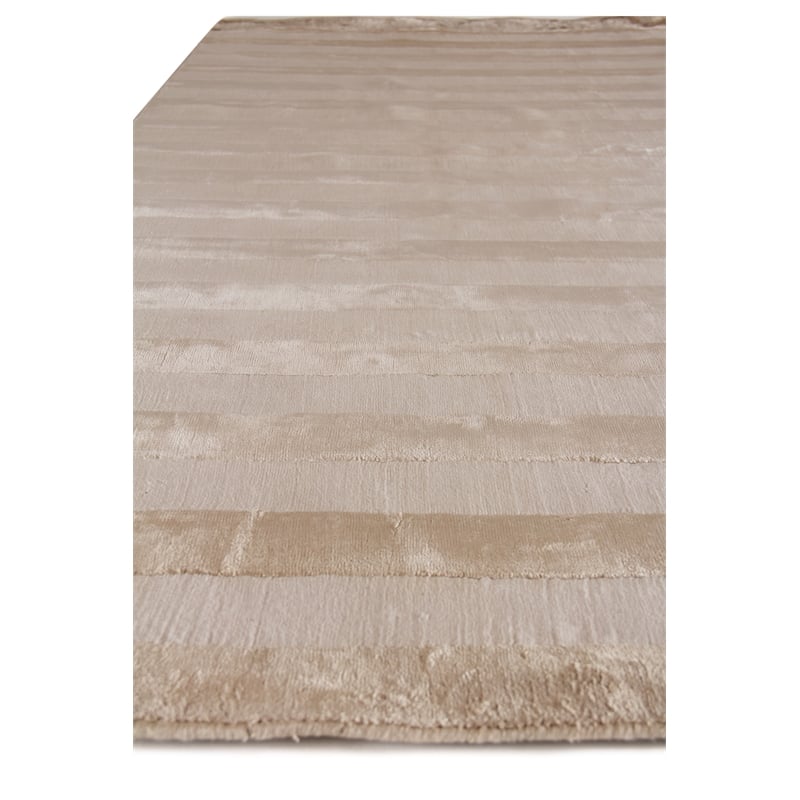 Rugby Handloomed Viscose Beige 10'x14' Area Rug