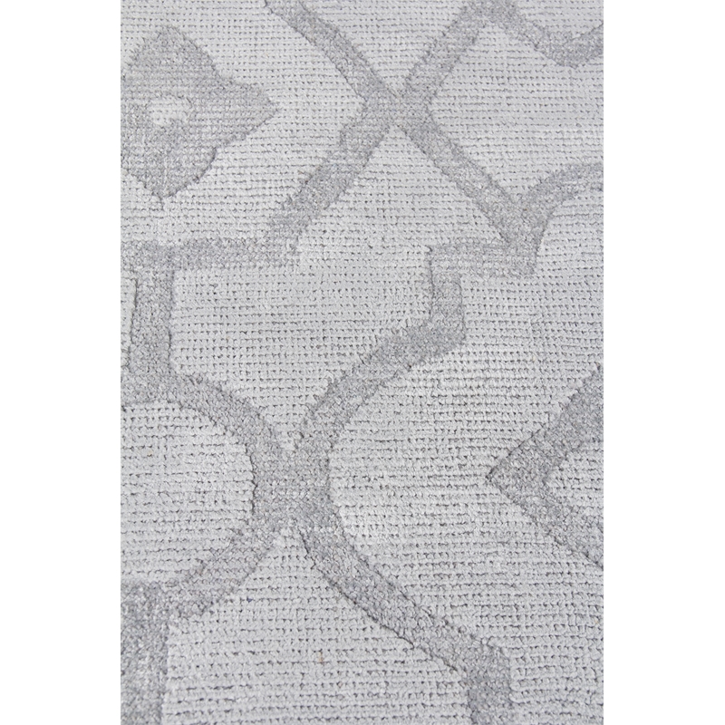 Samara Handloomed Bamboo Silk Aqua 9'x12' Area Rug