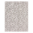 Samara Handloomed Bamboo Silk Light Silver 10'x14' Area Rug