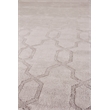 Samara Handloomed Bamboo Silk Light Silver 8'x10' Area Rug