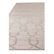 Samara Handloomed Bamboo Silk Light Silver 8'x10' Area Rug