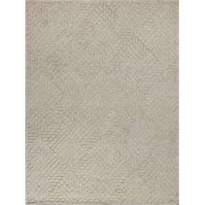 Sandro Hand-Tufted New Zealand Wool Silver 4'x6' Area Rug
