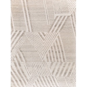 Scandinavian Handloomed New Zealand Wool Gray/Ivory 12'x15' Area Rug