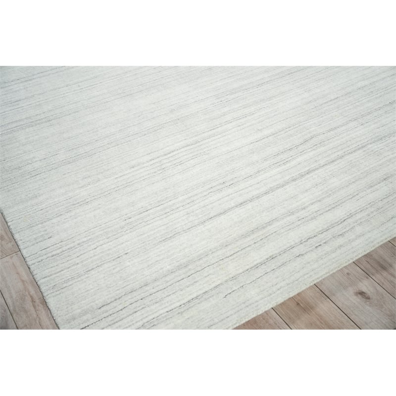 Serenity Handloomed Pet Ivory/Gray 14'x18' Area Rug