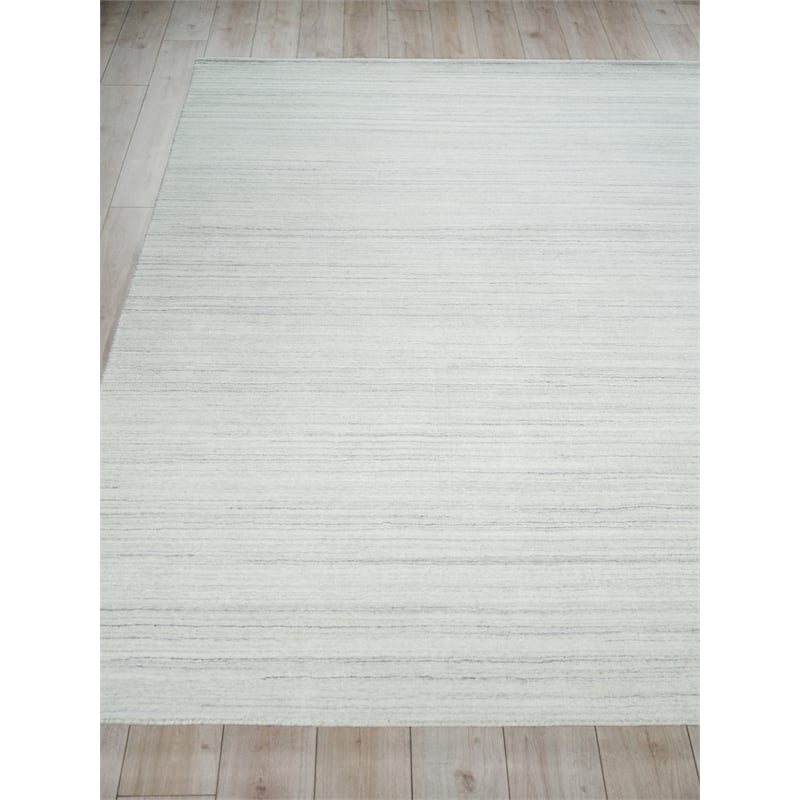 Serenity Handloomed Pet Ivory/Gray 14'x18' Area Rug