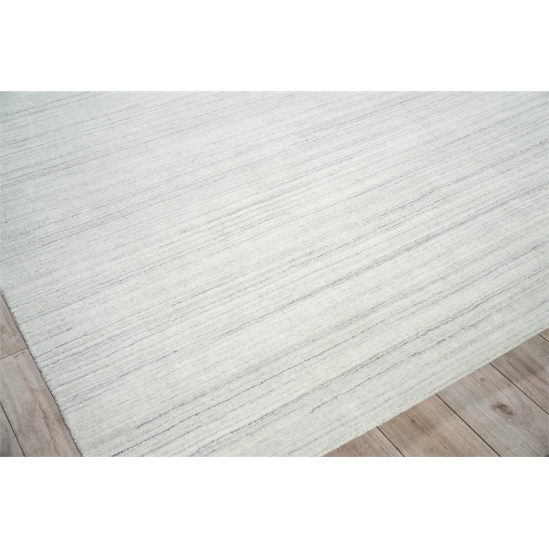 Serenity Handloomed Pet Ivory/Gray 6'x9' Area Rug