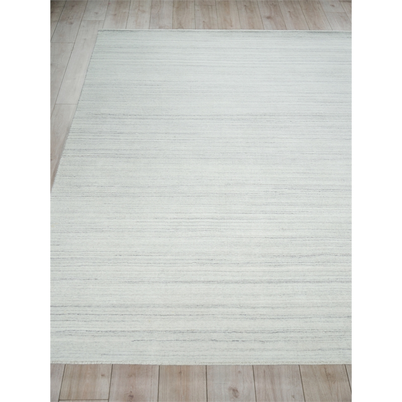 Serenity Handloomed Pet Ivory/Gray 8'x10' Area Rug