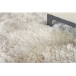 Sumo Shag Handloomed Polyester/Microfiber Ivory 9'6