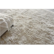 Sumo Shag Handloomed Polyester/Microfiber Ivory 9'x12' Area Rug