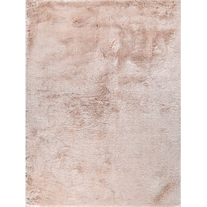Sumo Shag Handloomed Polyester/Microfiber Pink 5'x8' Area Rug