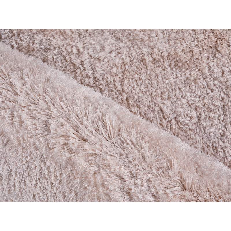 Sumo Shag Handloomed Polyester/Microfiber Pink 8'x11' Area Rug