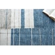 Scandinavian Handloomed New Zealand Wool Blue/Ivory 3'x5' Area Rug