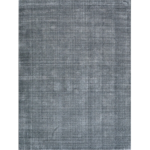 Serena Handloomed Nylon/Bamboo Silk Black 8'x10' Area Rug