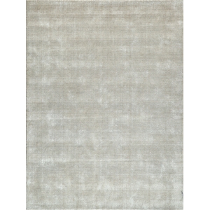 Serena Handloomed Nylon/Bamboo Silk Beige 8'x10' Area Rug