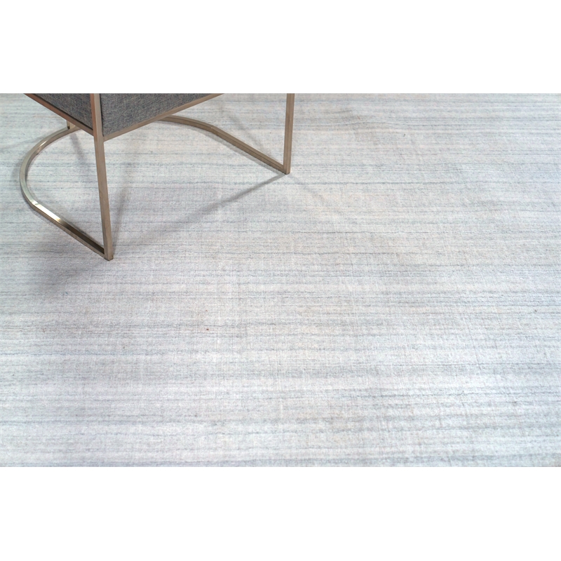 Serenity Handloomed Pet Light Grey/Ivory 14'x18' Area Rug