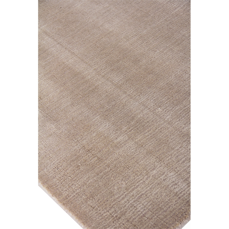 Smart Gem Handloomed Wool/Viscose Chenille 6'x9' Area Rug