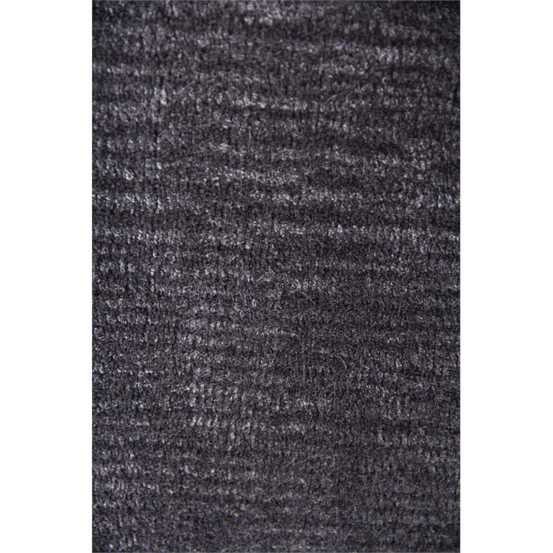 Smart Gem Handloomed Wool/Viscose Charcoal 6'x9' Area Rug