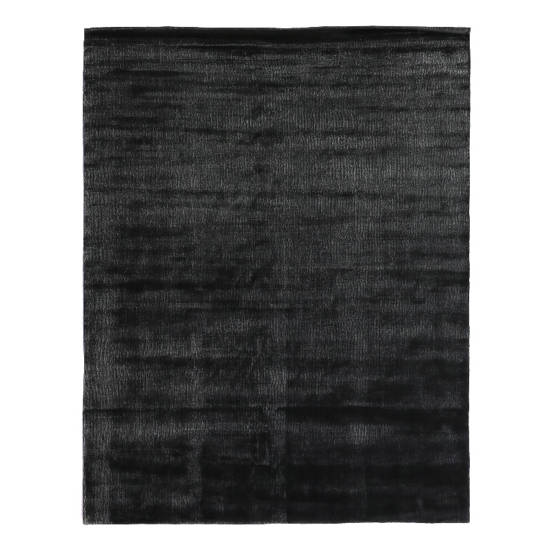Smart Gem Handloomed Wool/Viscose Charcoal 9'x12' Area Rug