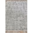 Stone Wash Gazni Handloomed Wool/Bamboo Silk Gray/Taupe 10'x14' Area Rug