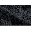 Sumo Shag Handloomed Polyester/Microfiber Black 2'x3' Area Rug