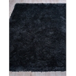 Sumo Shag Handloomed Polyester/Microfiber Black 8'x11' Area Rug