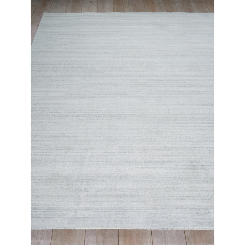 Serenity Handloomed Pet Light Grey/Ivory 6'x9' Area Rug