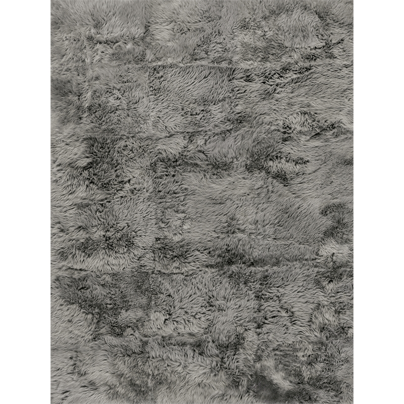 Sheepskin Hand-Tufted New Zealand Sheepskin Gray 11'6