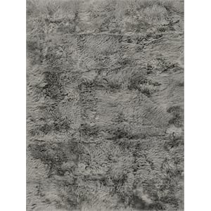 Sheepskin Hand-Tufted New Zealand Sheepskin Gray 11'6&quotx14'6&quot Area Rug