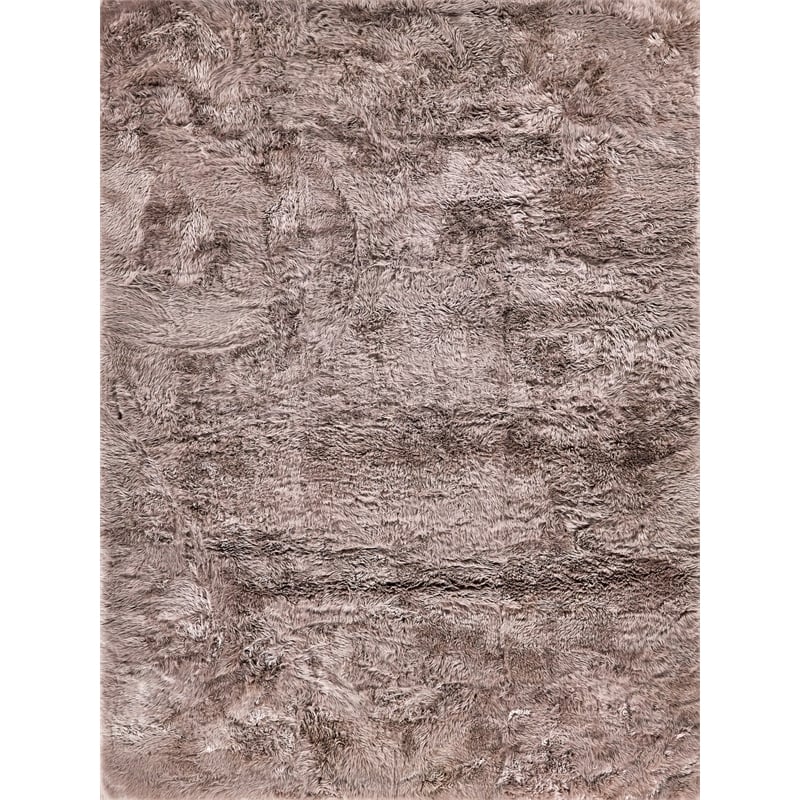 Sheepskin Hand-Tufted New Zealand Sheepskin Mushroom 2'x3' Area Rug